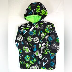 NWT STAR WARS AMAZON Boys Hooded Jacket S Fleece Darth Vader Stormtrooper NEW